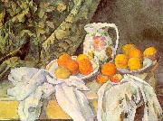 Paul Cezanne Still Life with Drapery oil painting artist